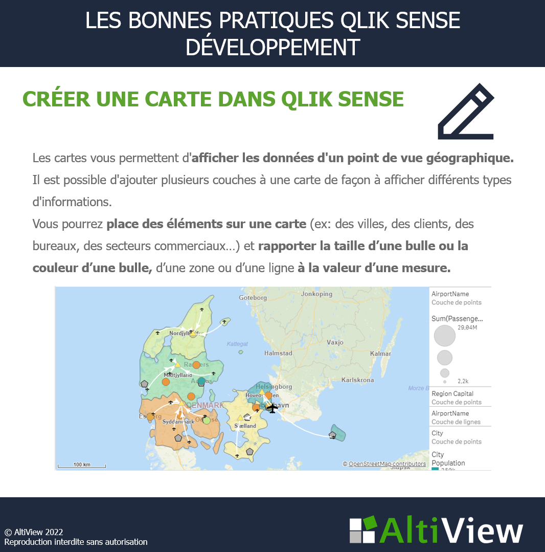 Créer une carte dans Qlik Sense