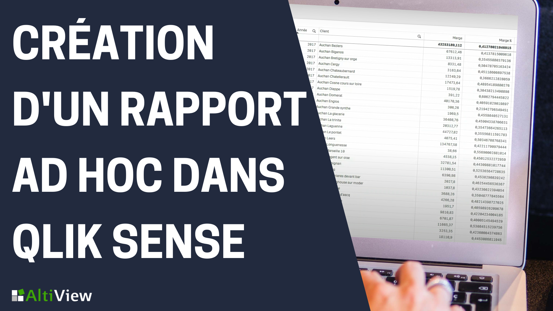 Créer un rapport Ad Hoc dans Qlik Sense