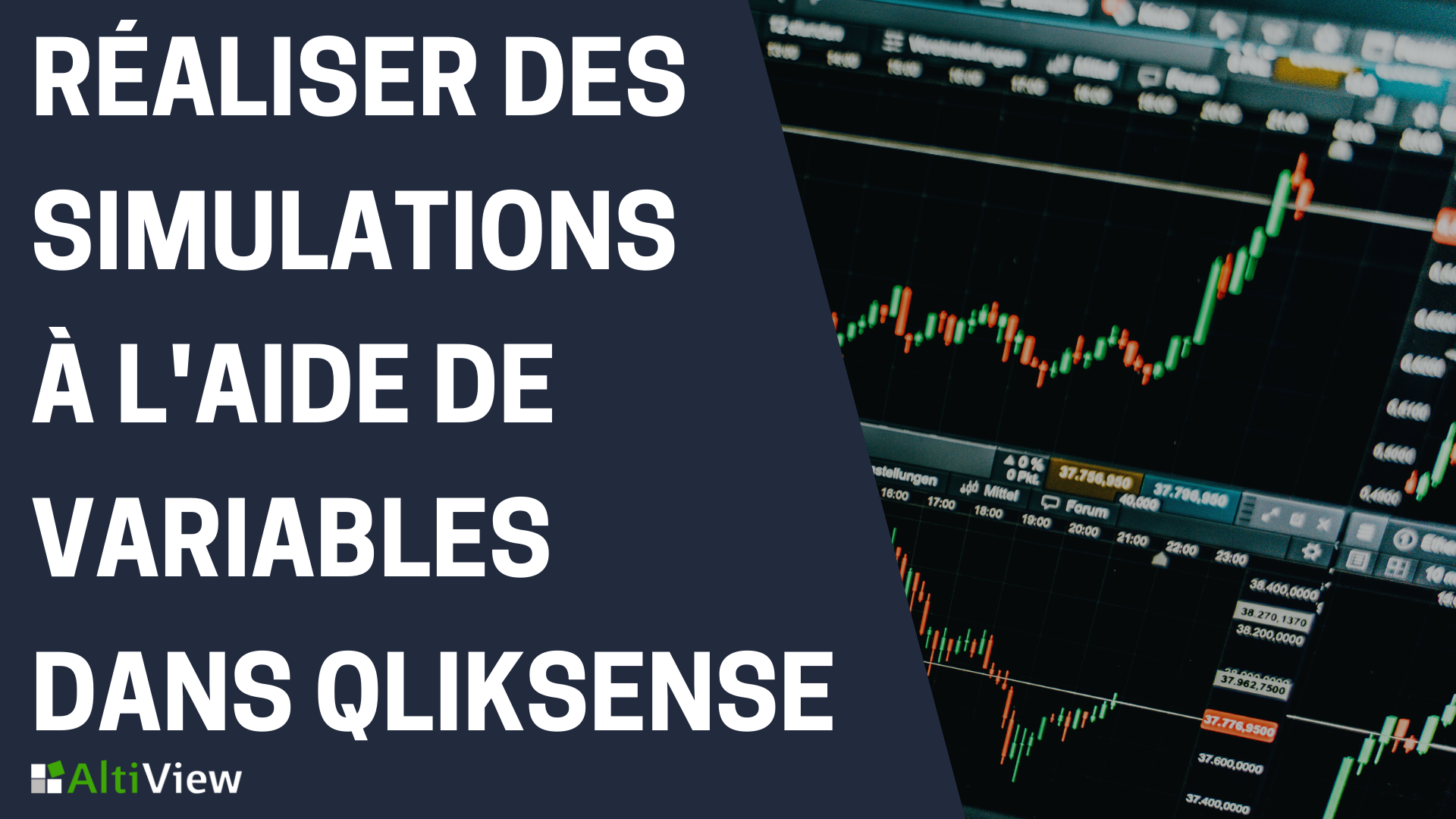 Réaliser des simulations à l'aide de variables dans Qlik Sense