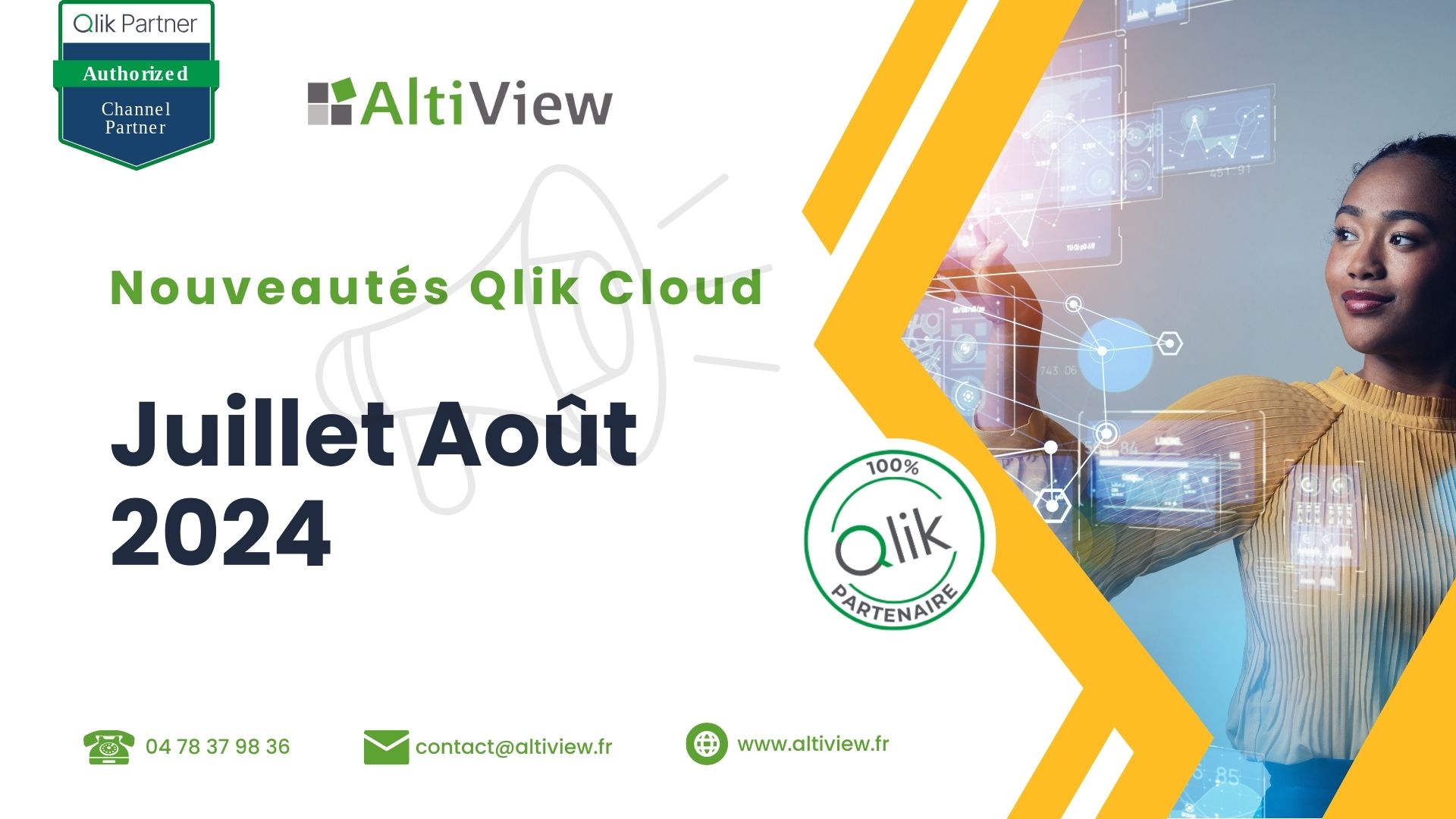 Nouveautés Qlik Sense juillet aout 2024