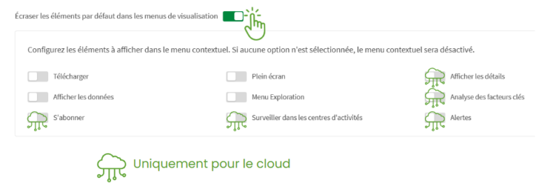 Qlikcloud nouv mai 2025 Menu des visualisations